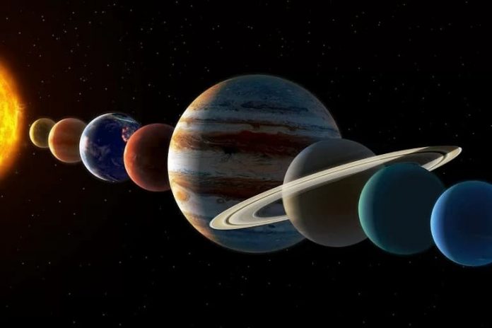 Các hành tinh lớn trong Thái Dương hệ
